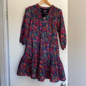 J.Crew x Liberty popover dress in Ciara print XXS